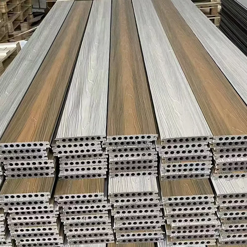 Outdoor Waterproof Decking Exterior WPC Anti-Slip Composite Decking Wood Plastic Composite Decking