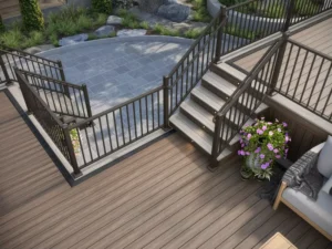 Outdoor Waterproof Wood Plastic Composite Flooring Material WPC Decking Board