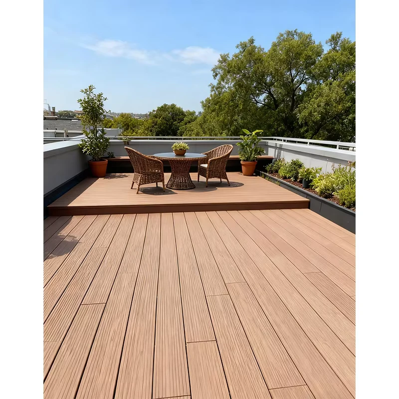 Outdoor Waterproof Wooden Flooring Artificial Wood Composite Decking Board