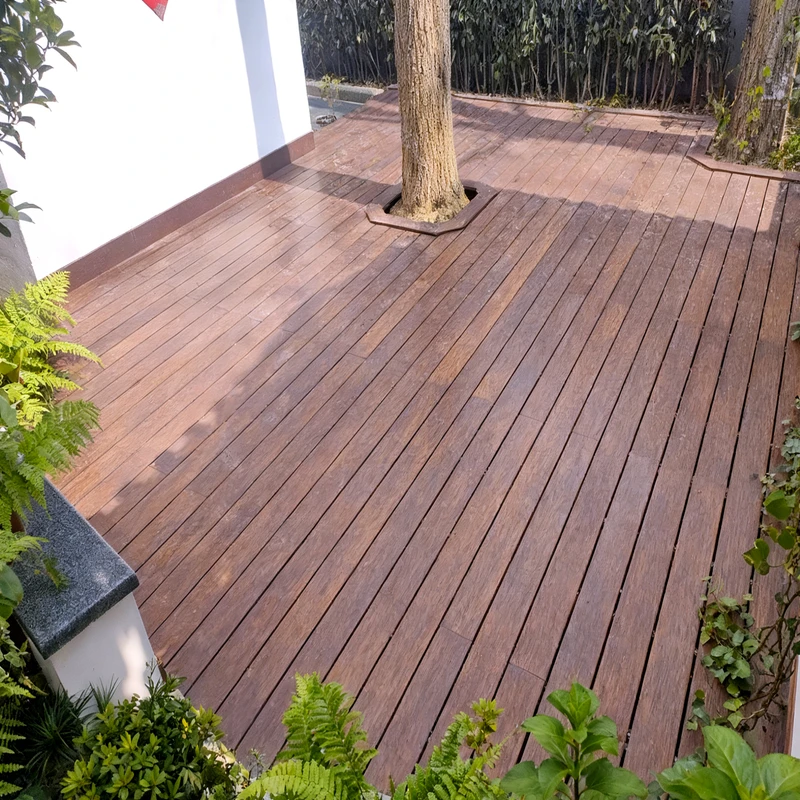 Outdoor Wood Deck Flooring Designed for Hotels and Waterfront Areas Anti Corrosion Anti Mold Long Lifespan