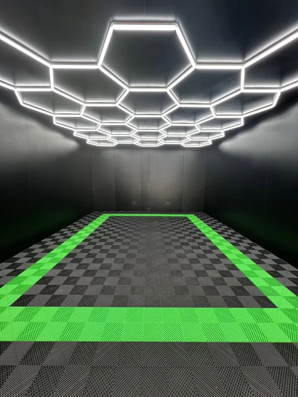 PP Interlocking Floor Tiles Customizable Colors Durable Garage & Warehouse Flooring China Direct Manufacturer