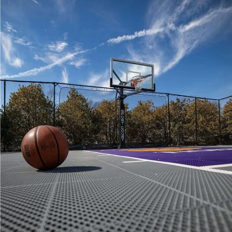 PP Pickleball Court Flooring Tiles Interlocking 16mm Thick Eco Friendly Portable Indoor Outdoor Sports Floor Mat