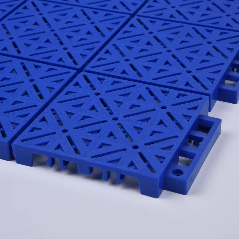 PP Sports Field Tile Rigid Modular Color Interlocking Floor Outdoor Basketball Multi Purpose Waterproof Floor