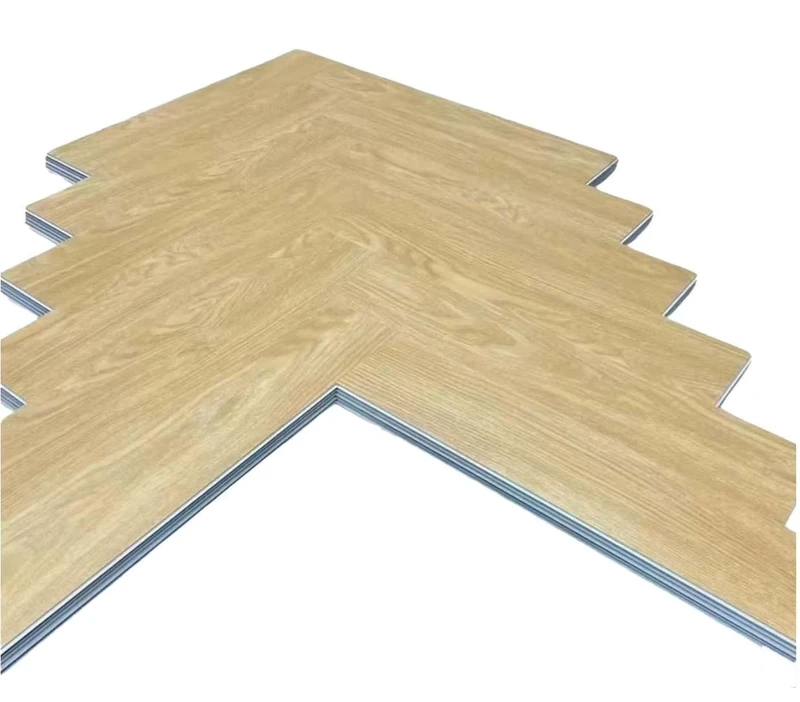 PVC Click SPC Flooring 5mm Waterproof Anti Slip Wear Resistant Modern Indoor Visgraat Herringbone for Apartment Living Room