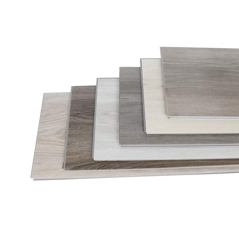 PVC Flotante Laminated Plastic Engineered 5mm Click Vinyl Floor Tile Planks SPC Flooring Piso