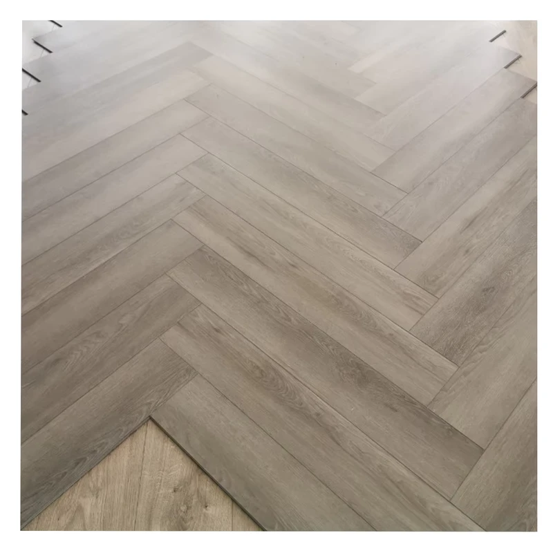 PVC Herringbone Rigid Core SPC Plastic Flooring Wooden LVT Vinyl Flooring