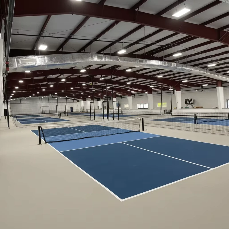 PVC Pickleball Court Tiles 60x30ft Commercial Grade 3mm 5mm Thickness with Strong Resilience Prevent Drift