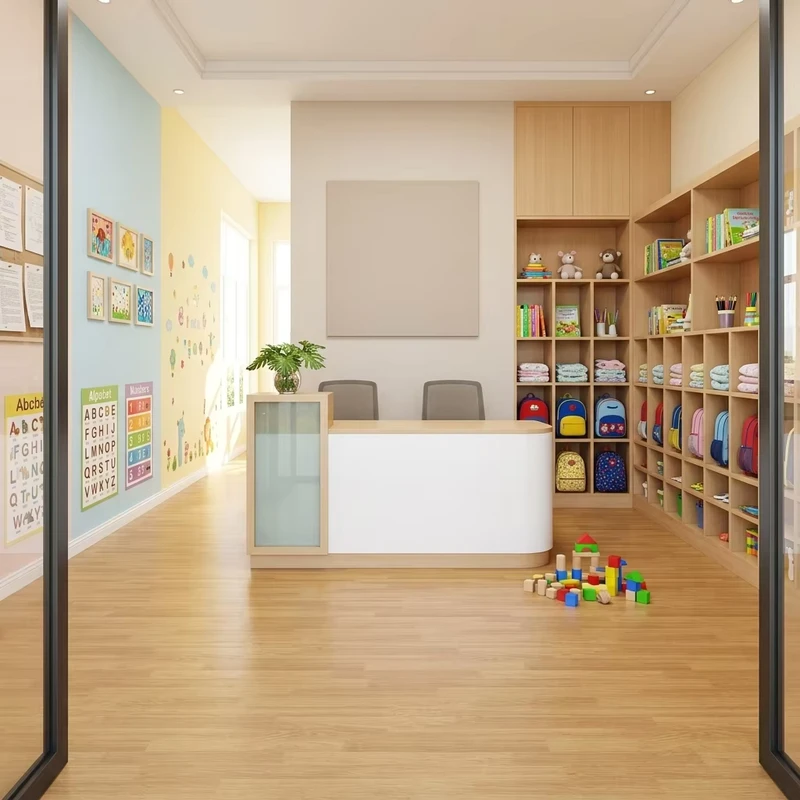 PVC Plastic Flooring Heterogeneous Flooring for School shop hospital office
