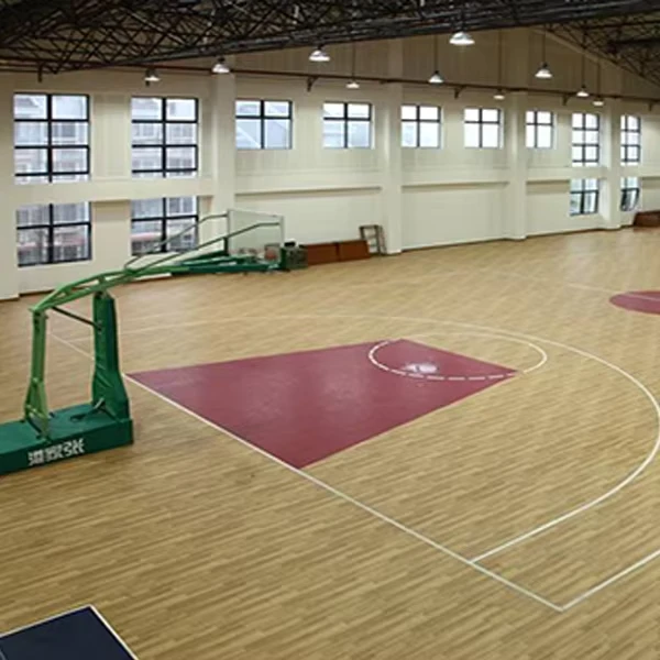 PVC Sport Floor and PVC Sport Vinyl Flooring for School Basketball Stadium PVC Sports Flooring for Various Indoor Courts