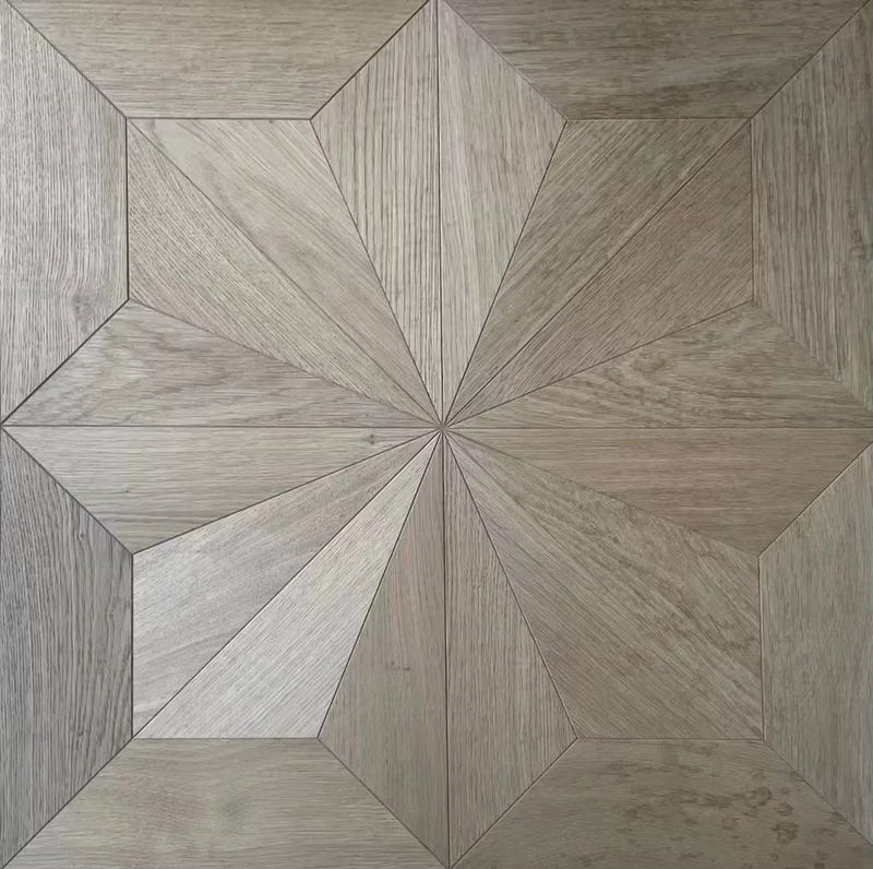 Parquet Flooring Natural Grain Durable Solid Wood Floor Oak Walnut Species