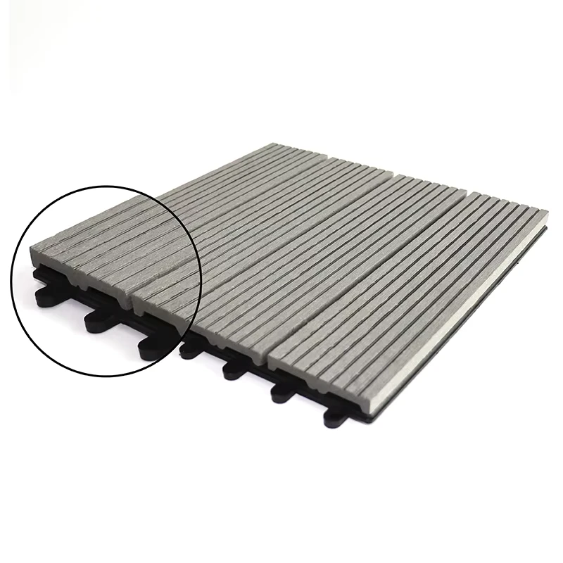 Patio Pergola Tiles Roof Tiles for Sunroom Outdoor DIY Floor Solution Wood Plastic Composite Deck Tiles