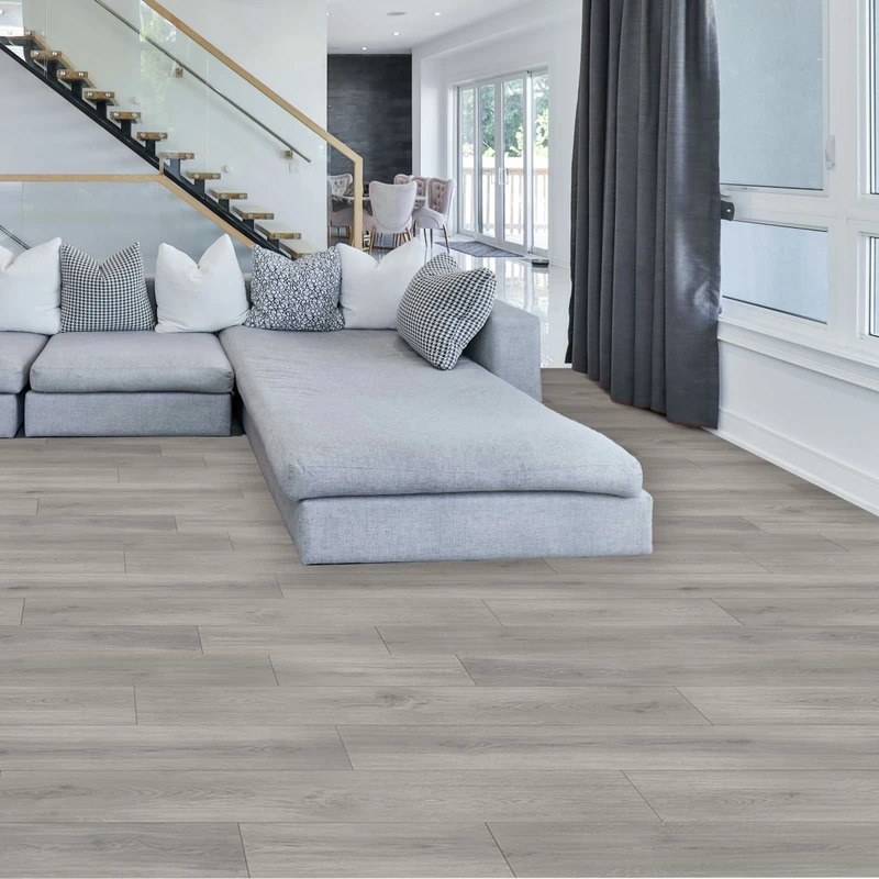 Pavimento Pisos SPC Rigid Core Flooring Waterproof Wood Look Bedroom Installation