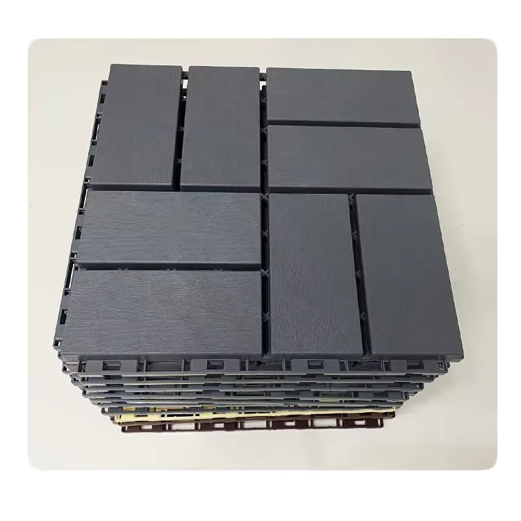 Plastic Interlocking Deck Tiles square Waterproof Outdoor