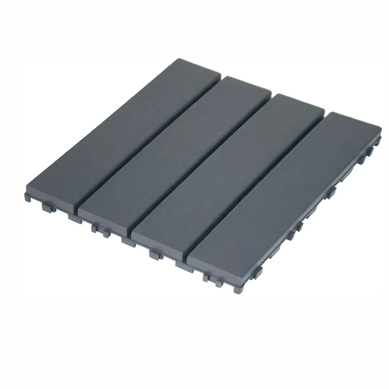 Plastic Interlocking Flooring Garden Patio Fireproof Flooring Interlocking Tiles Decking Boards Decking Outdoor Plastic Decks