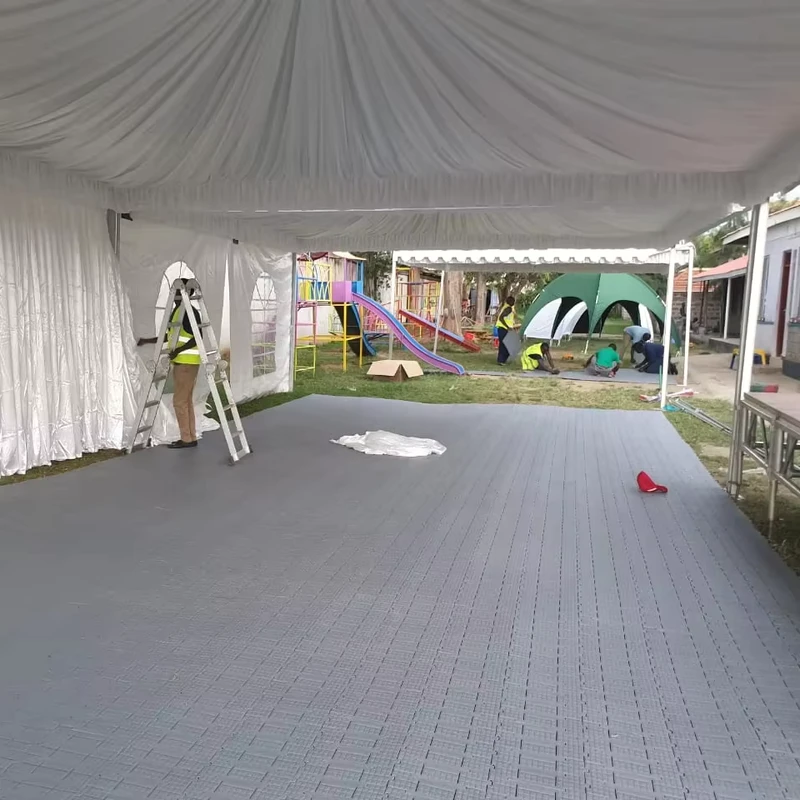 Plastic PP Interlocking Grass Protective Flooring Outdoor Temporary Deck Protection Carpet Event Flooring