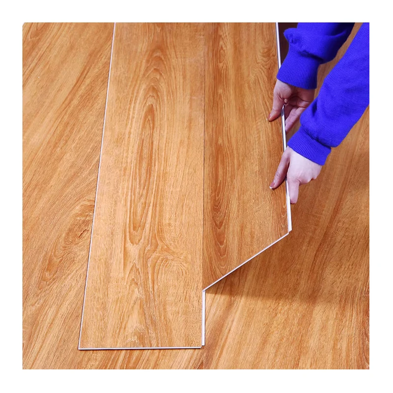 Plastic SPC Indoor Eco Friendly Wear Resistant Floating Oak Pattern IXPE Noise Reduction 8mm Hybrid Flooring