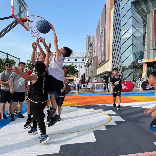 Popular Sports Flooring Interlocking PP Sports Hall Flooring Material Plastic Basketball Court Floor