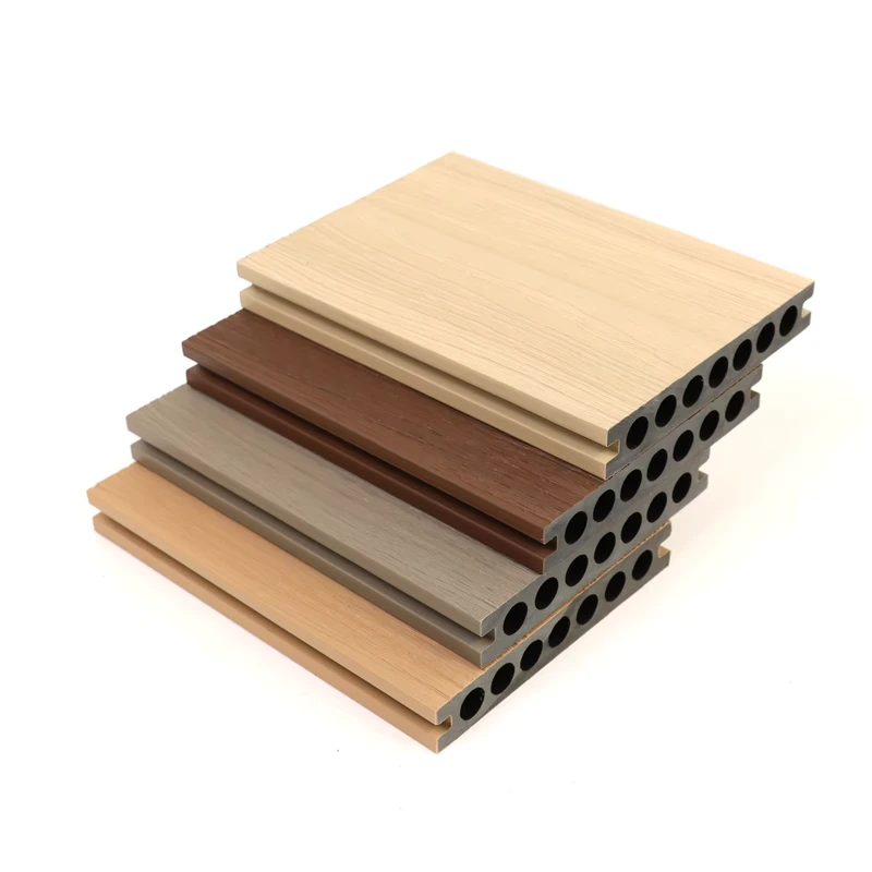 Premium 3D Embossed Composite Decking Boards Waterproof Outdoor WPC Flooring for Terrace Project