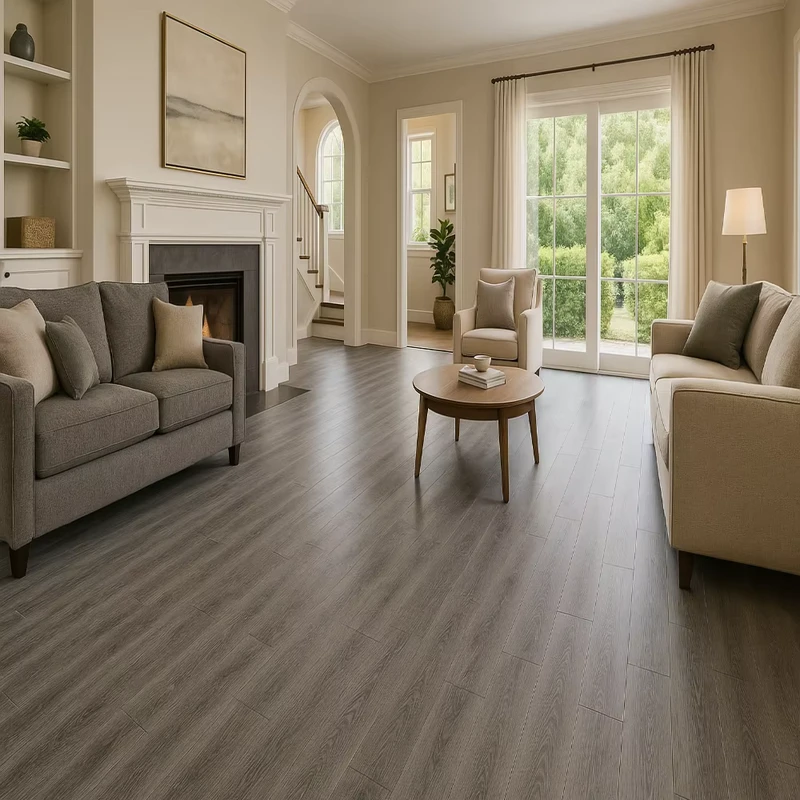 Premium AC5 Heavy Traffic Laminate Flooring Embossed Register Click Lock Floating Factory Direct Price Hdf Material Wear