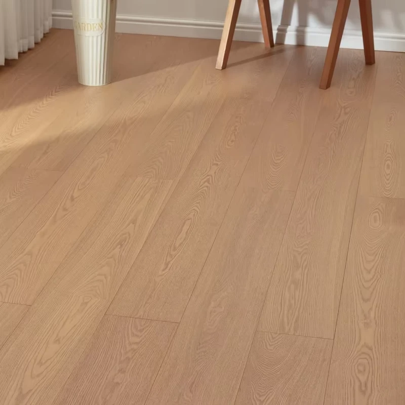 Premium EU White Oak Wood Flooring Engineered Oak Timber Wood Flooring for House Living Room Bedroom Kitchen Villa Gym