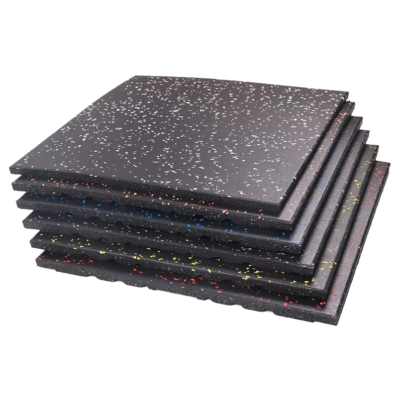 Premium Interlocking Natural Rubber Flooring Tile Matting Gym Rubber Floor Mat for Gym