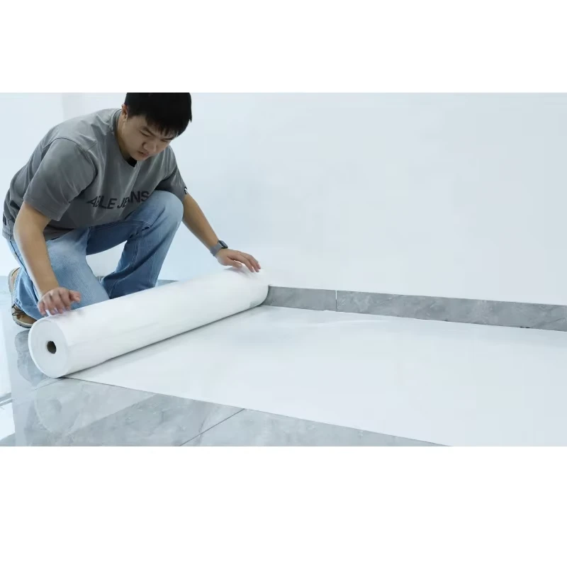 Premium Non Woven Fabric Floor Protection Mat for Home Renovation Construction Sites Durable Water Resistant Surface Protection