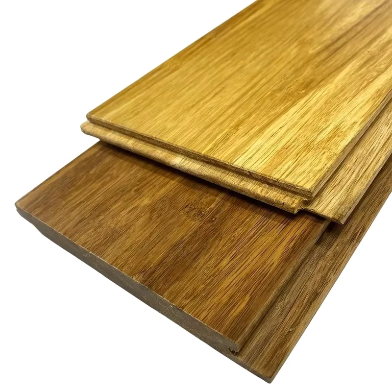 Premium Quality Solid Bamboo Flooring Vertical Horizontal Carbonized Eco Friendly Interior Floor Covering