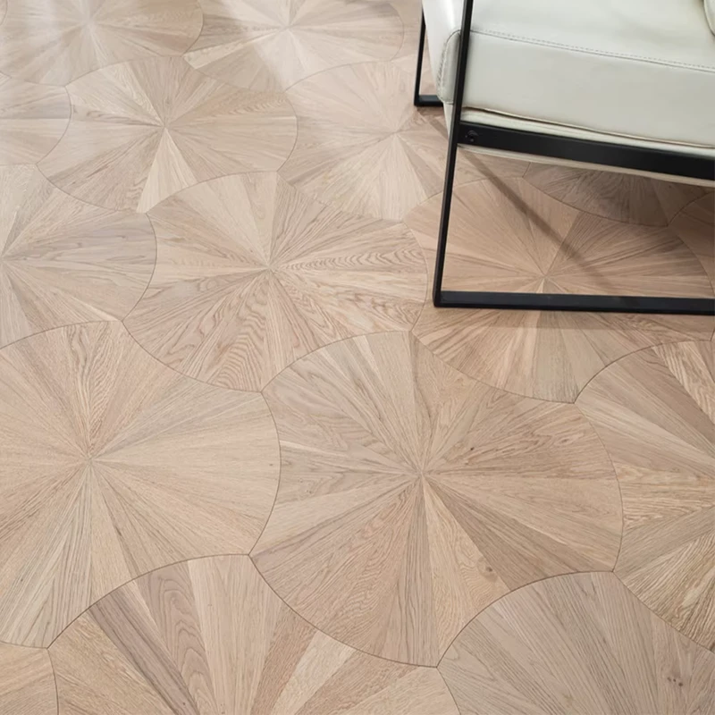 Premium Waterproof Real Wood Oak Parquet Flooring with Anti Slip Surface and Easy Installation for Indoor Use
