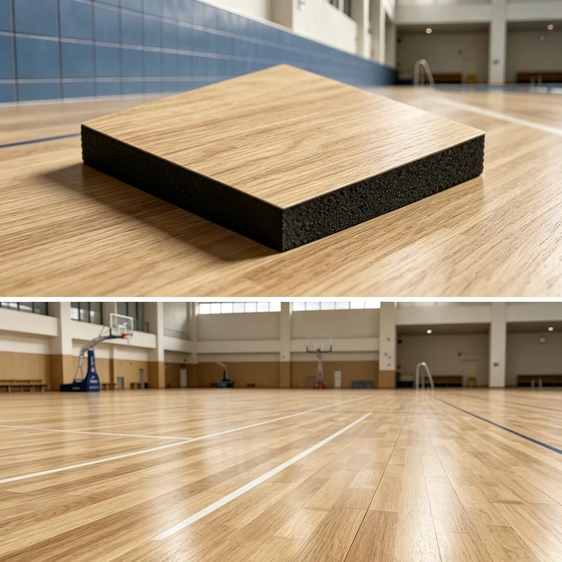 Professional HPL Sports Flooring Anti slip Shock absorbing Waterproof Floor for Indoor Sports Venues
