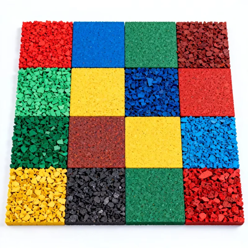 Professional High Quality EPDM Rubber Granules for Playground Sports Flooring and Gym Mat Colorful Durable Weather Resistant