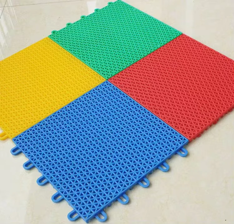 Professional Outdoor Sport Removable Flooring Interlocking Waterproof Modular Outdoor PP Tiles