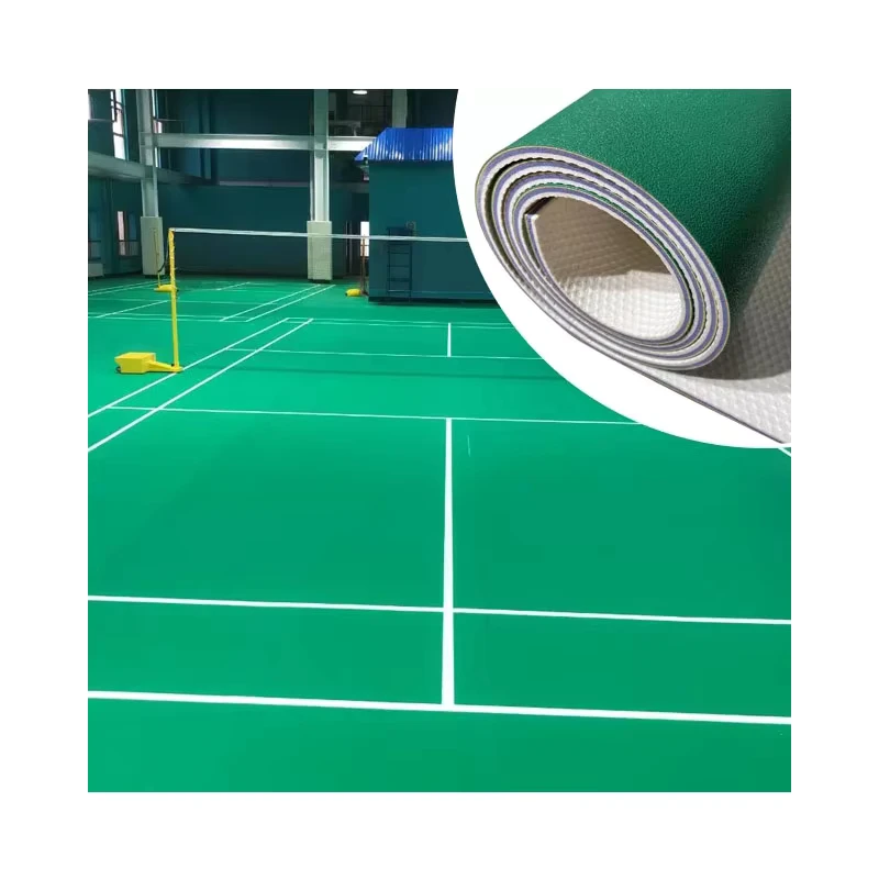 Professional Sports Floor Manufacturer Basketball Court Badminton Floor Gym Fitness Mat Carpet Plastic Flooring