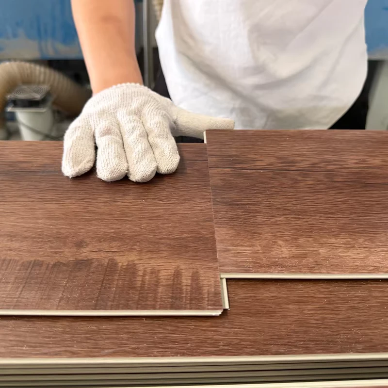 Promotion Price SPC Flooring 0.3mm Wear Layer Eco Friendly Rigid Planks for Pet Home Daycare Center Use