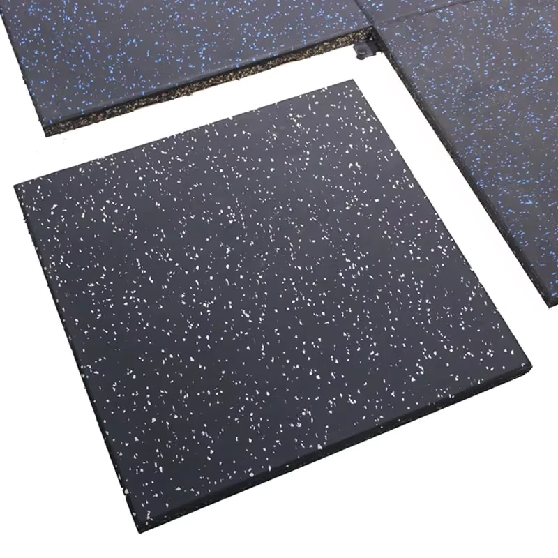 Commercial Rubber Gym Flooring Sound insulating Shock absorbing 15 30mm Thickness Indoor Outdoor Sports Court Floor
