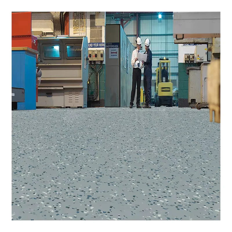 Pvc Flooring 2mm Anti Static Conductive Homogeneous ESD Vinyl Tile Pure PVC Vinyl Flooring Tiles Rolls