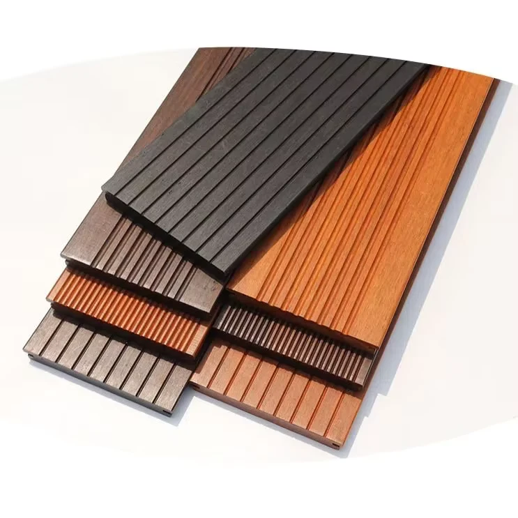 QinGe Carbonized Bamboo Decking flooring Solid Floor Outdoor Decking With Good Quality Bamboo Decking