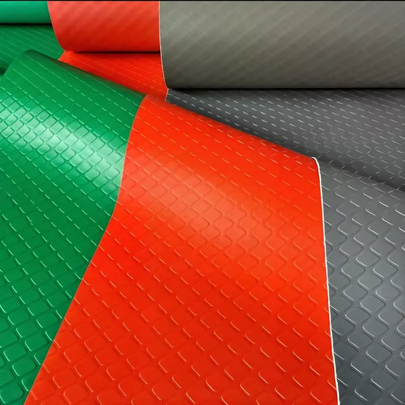Qualified PVC Interlocking Garage Floor Tiles Non Slip Design for Workshop Car Wash Detailing Shop Direct Factory Plain