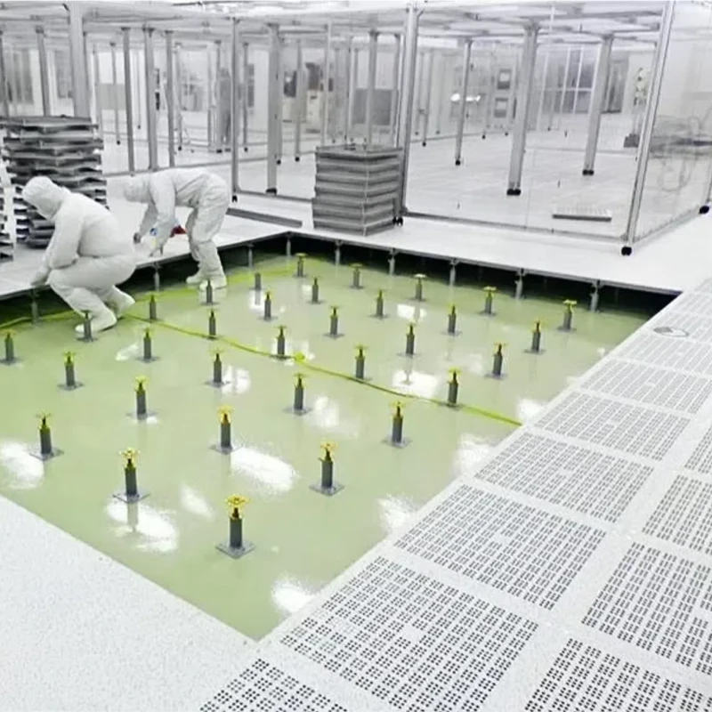 Rapid Deployment Raised Floor System for Temporary Command Centers Quick Install Anti Static
