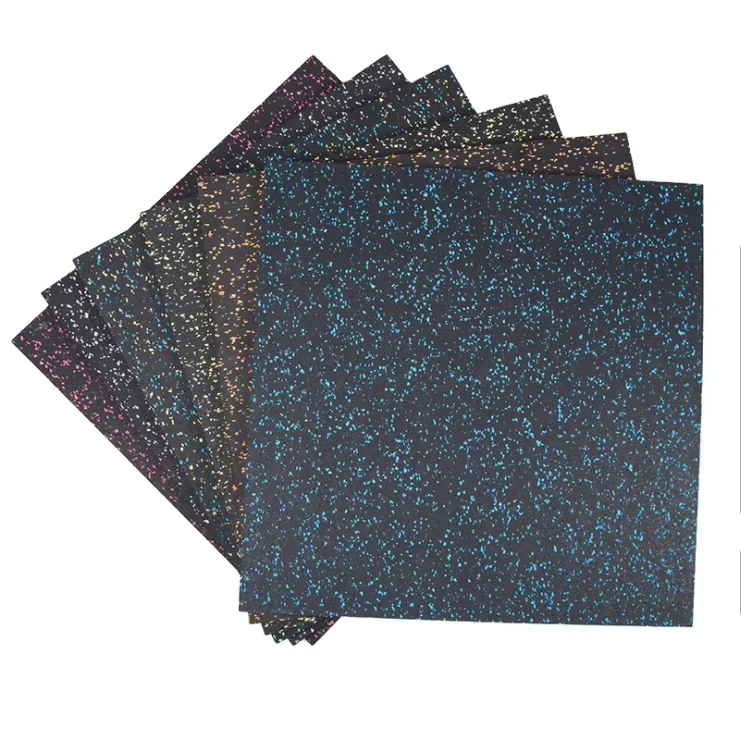 Recycled Rubber Gym Flooring Various Sizes 1m X 1m X 20mm Protective Floor Paint