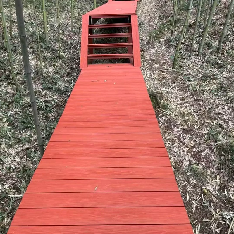 Red Color WPC Decking for Outdoor