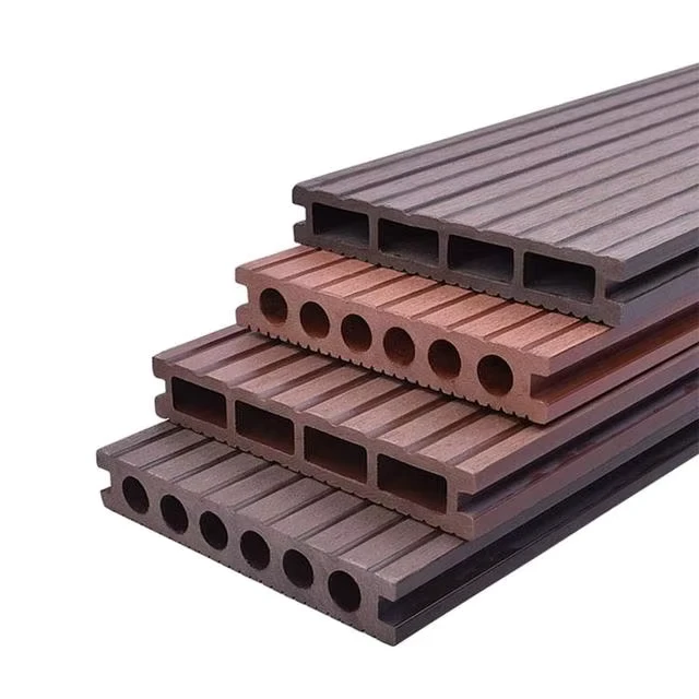 Resistant Dual Color Modern Anti Slip Waterproof High Gloss 140*25mm Durable Wpc Wood Plastic Composite Capped Decking