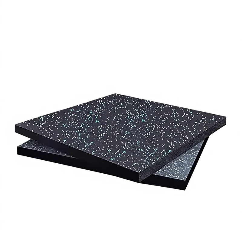 Rubber Gym Carpet Flooring Mat Model GY 15-30mm Shock Absorbing Soundproofing Wear-resistant Anti-slip Interlocking Sports Floor
