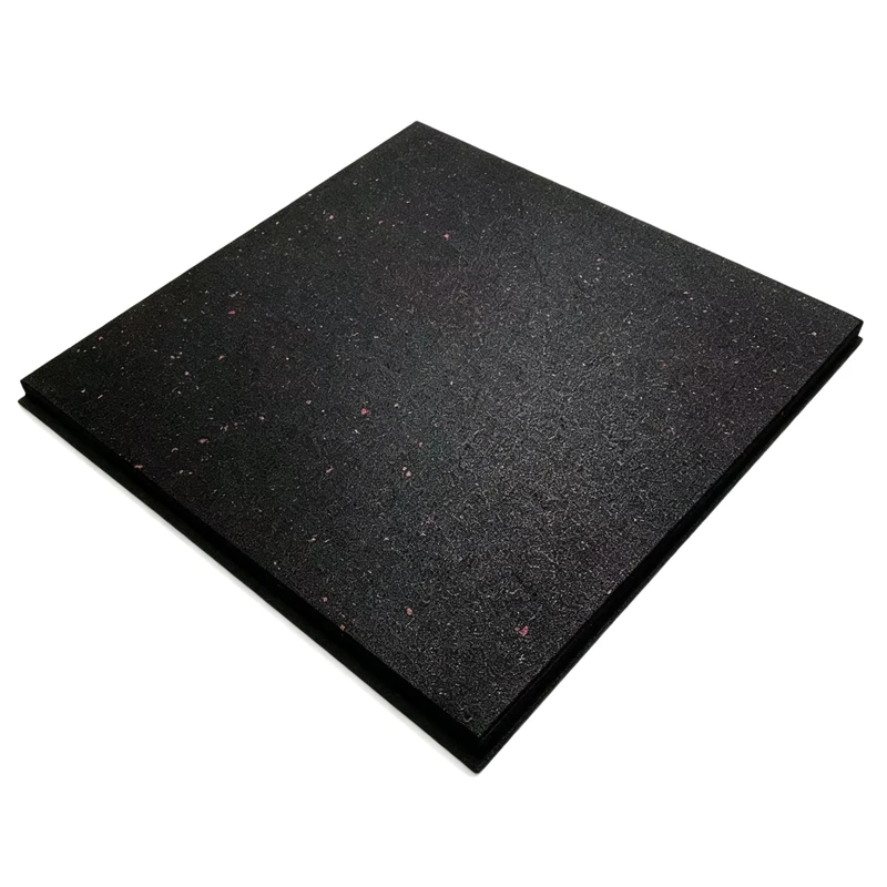 Rubber Gym Flooring with Shock Absorption Rubber Floor Mat for Daily Home Gym Fitness Workout Zones