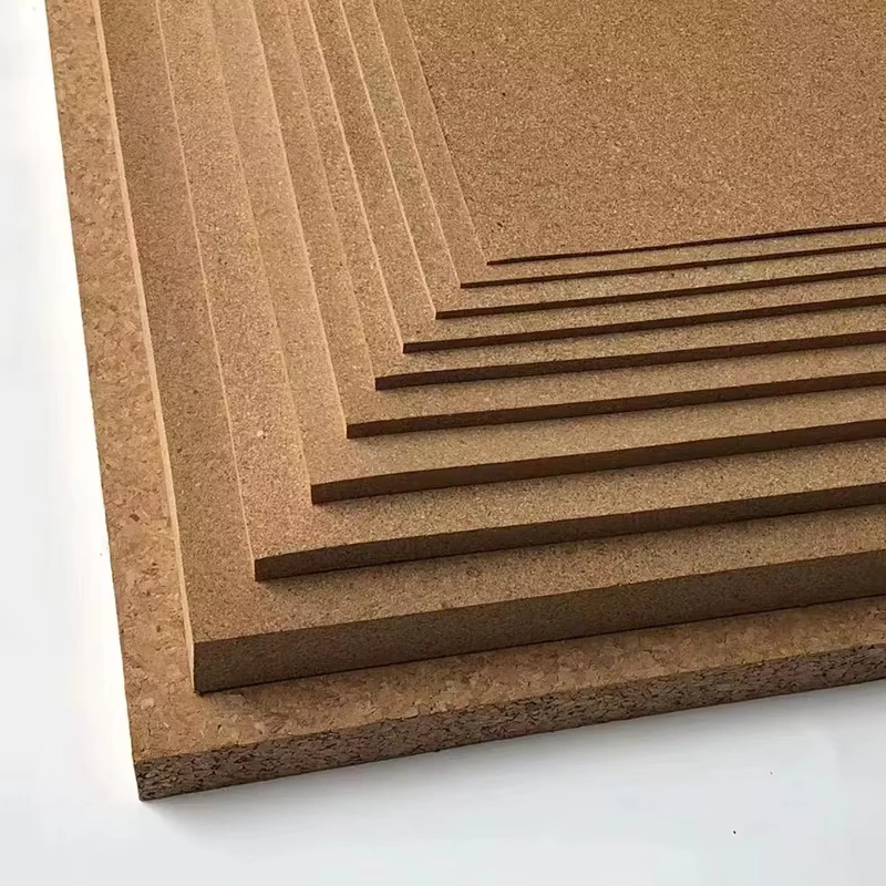 Rustic Cork Floor Planks Noise Dampening Layer Weatherproof Surface Outdoor Patio and Garden Decoration Sustainable Architecture