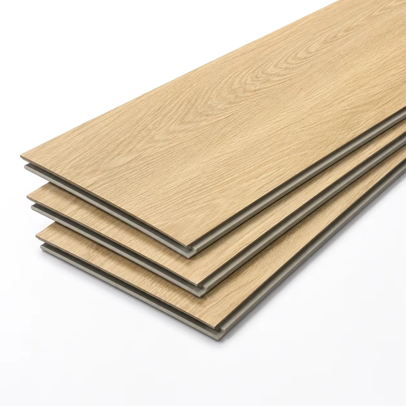 SPC Bamboo Crystal Flooring Beige Wood Texture Waterproof Office Commercial Renovation Project WYRAX