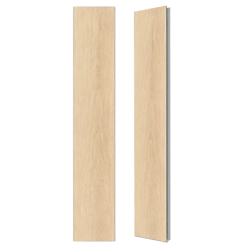 SPC Bamboo Crystal Flooring Light Wood Grain 1220x183mm Waterproof Hotel Apartment Interior