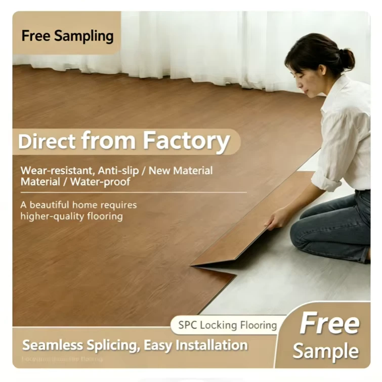 SPC Flooring PVC Vinyl Plastic Floor Tiles Composite WPC Decking for Indoor Outdoor Garage