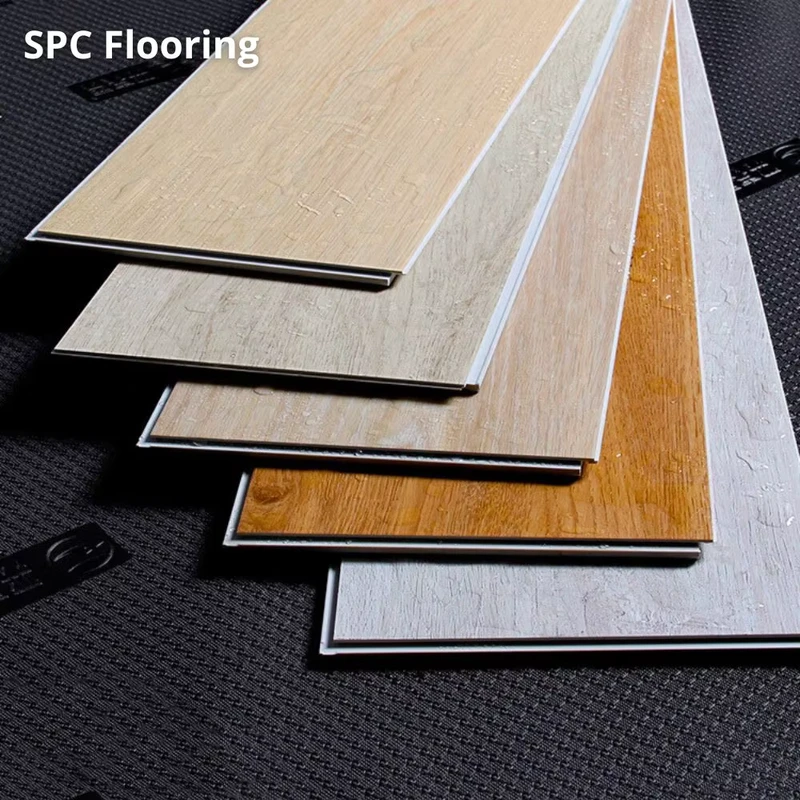 SPC Vinyl Flooring Waterproof Mineral Core for Retail Chain SGS Tested Rigid SPC Floor Stone Polymer Composite