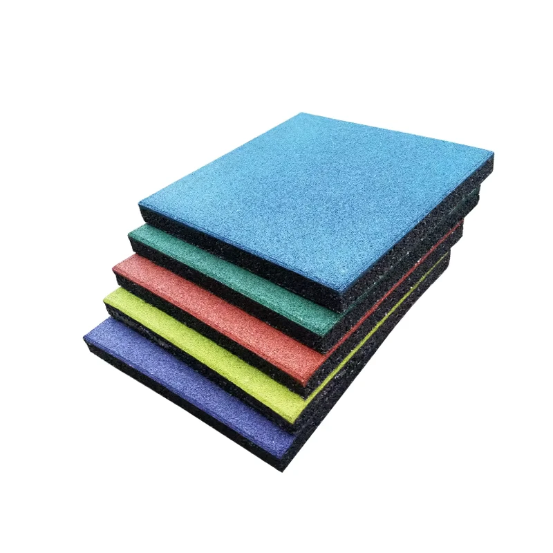 Safety Plastic Floor Mats for Outdoor Play Rubber Floor Mats Shock Absorbing Anti Pressure for Kindergarten Protective Flooring