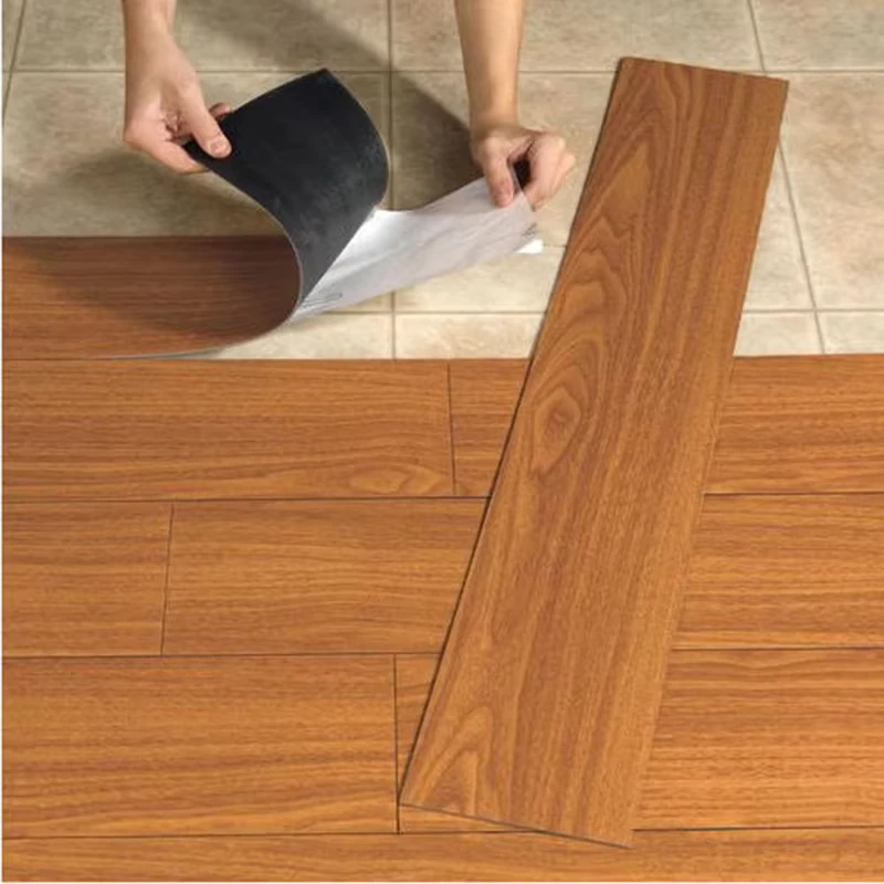 Self Adhesive PVC Floor Plastic Floor and PVC Floor Tile for Decoration